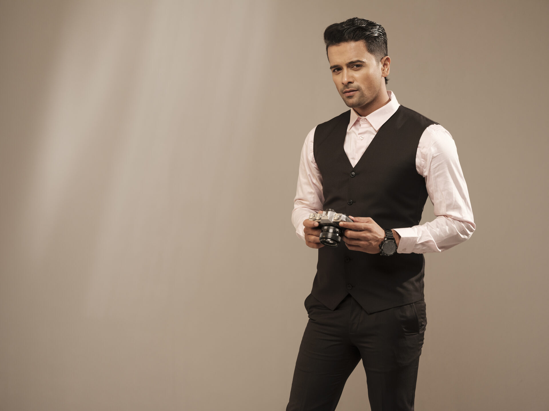 Men's formal suit production line at East West Industrial Bangladesh factory